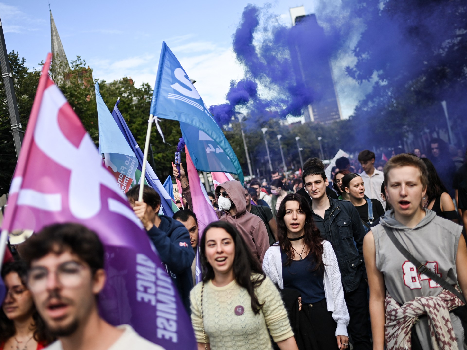 Protesters rally in France against Barnier’s appointment as PM